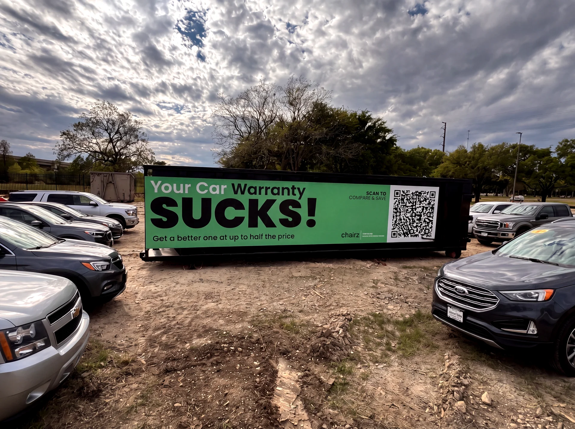 CHAIZ container advertising placement